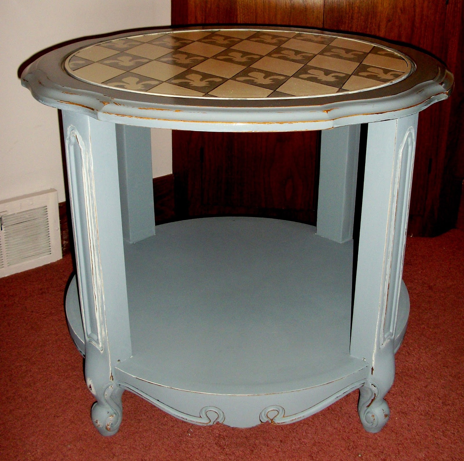 Fay Grayson Home Barrel Coffee Table Redux