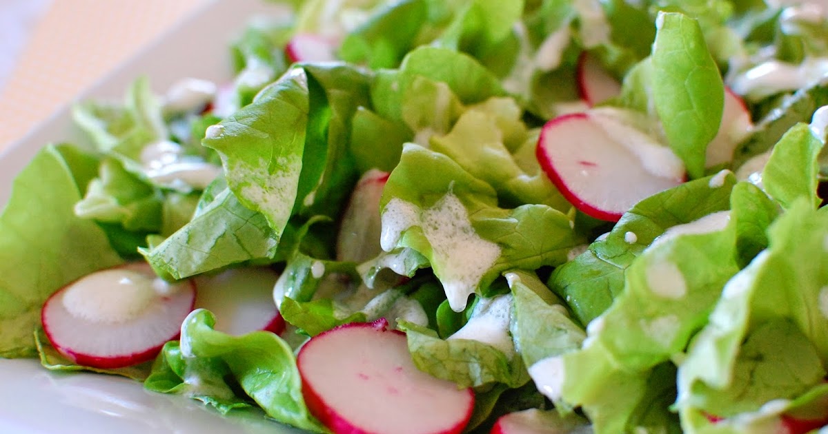 A Sprinkle of This and That Spring Radish Salad with Creamy Lemon Dressing
