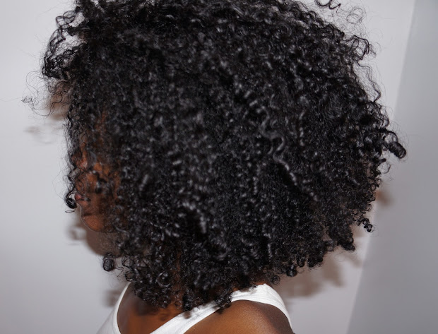 applying product damp hair
