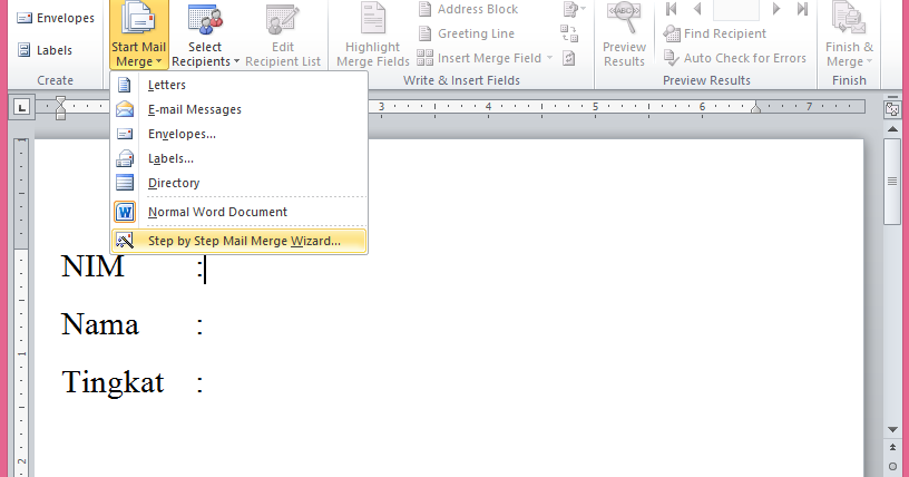 Fungsi Dan Cara Membuat Mail Merge | sofia rizki cara membuat mail merge di ms word 2010 dan Fungsi Dan Cara Membuat Mail Merge | sofia rizki cara membuat mail merge di ms word 2010 dan
