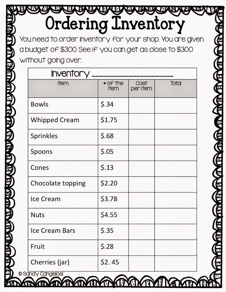 End of the Year Open an Ice Cream Shop Sweet Integrations