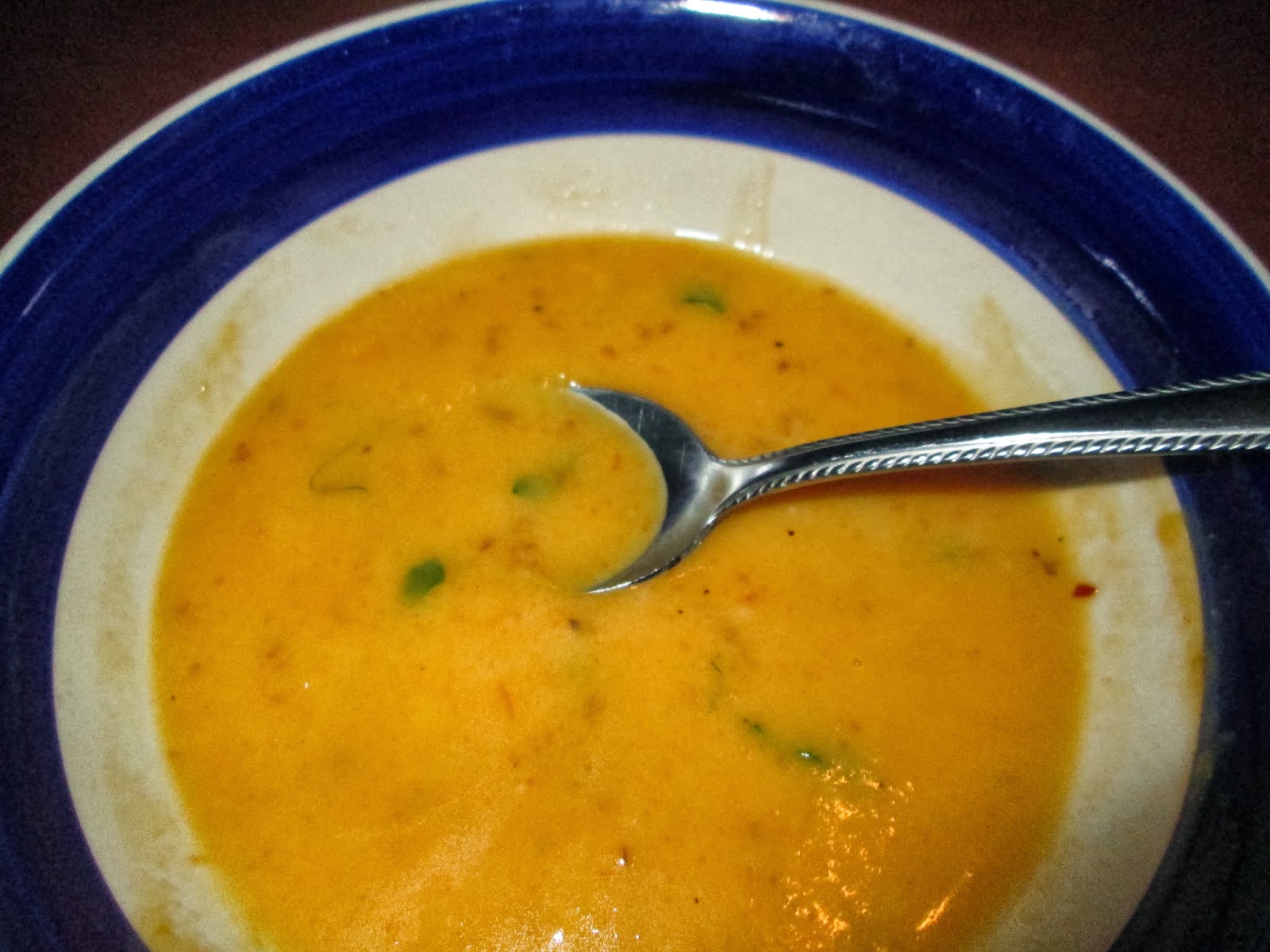 Your World Healthy and Natural Crock Pot Sweet and Spicy Sweet Potato/Carrot Soup