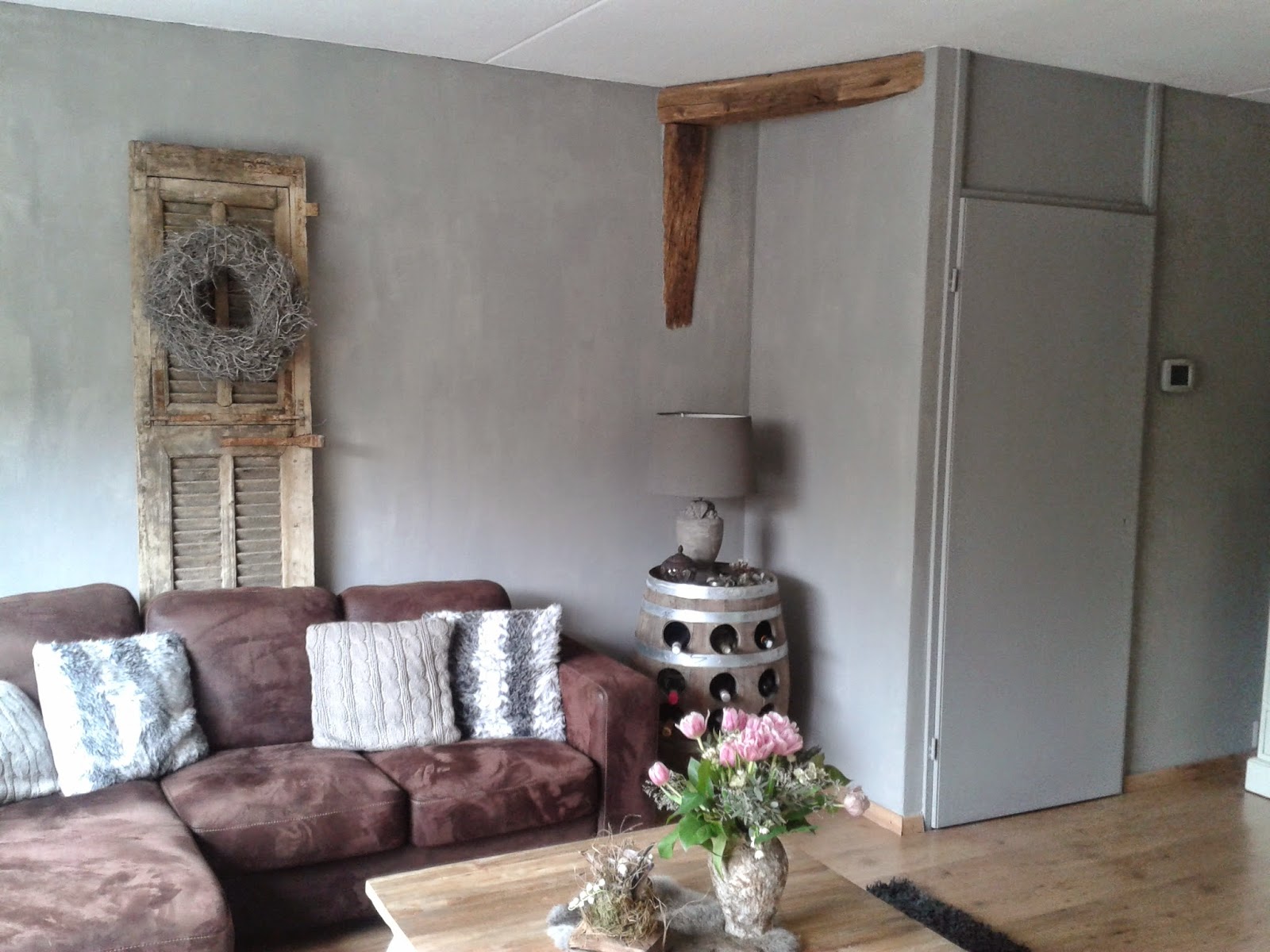Woonkamer muur verven: woonkamer verven welke kleur zijn ...