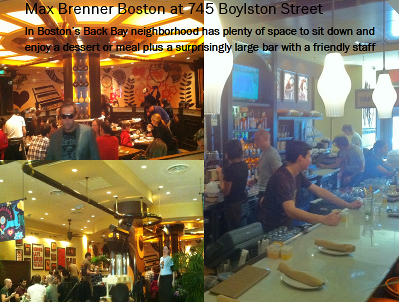 Max Brenner Boston restaurant