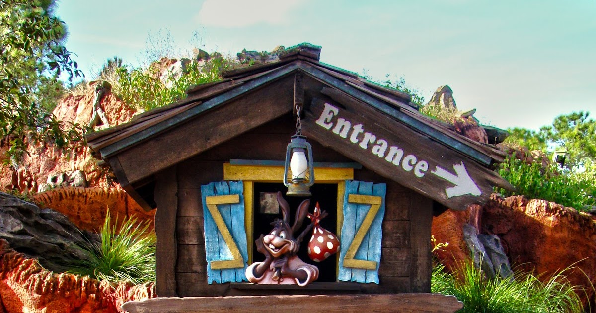 The Walt Disney World Picture of the Day Splash Mountain Entrance