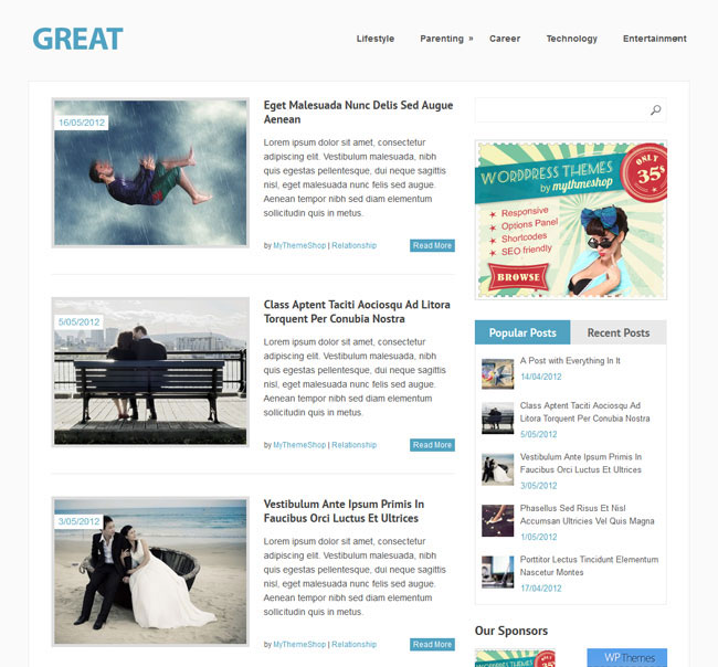 Free Magazine WordPress Themes 2013