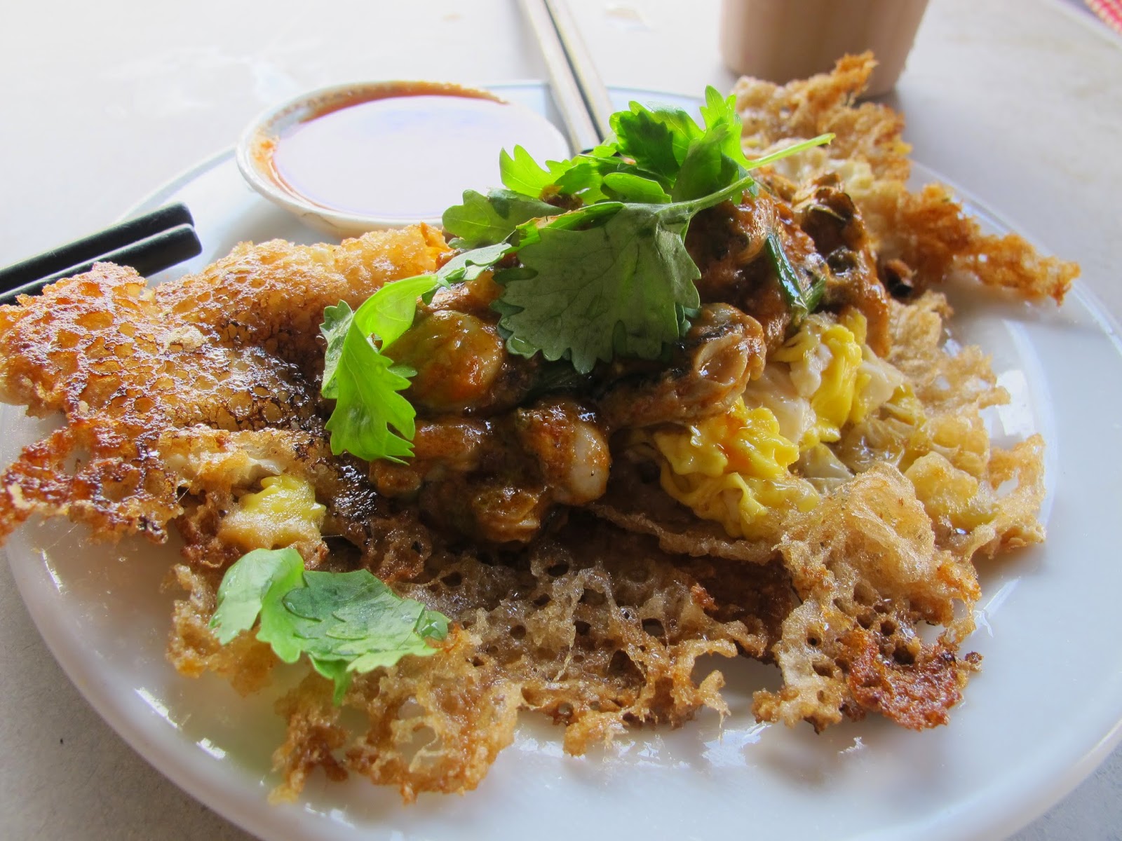 Michelle Noms Ais Tingkap, Lebuh Tamil & Fried Oyster, Chulia Street