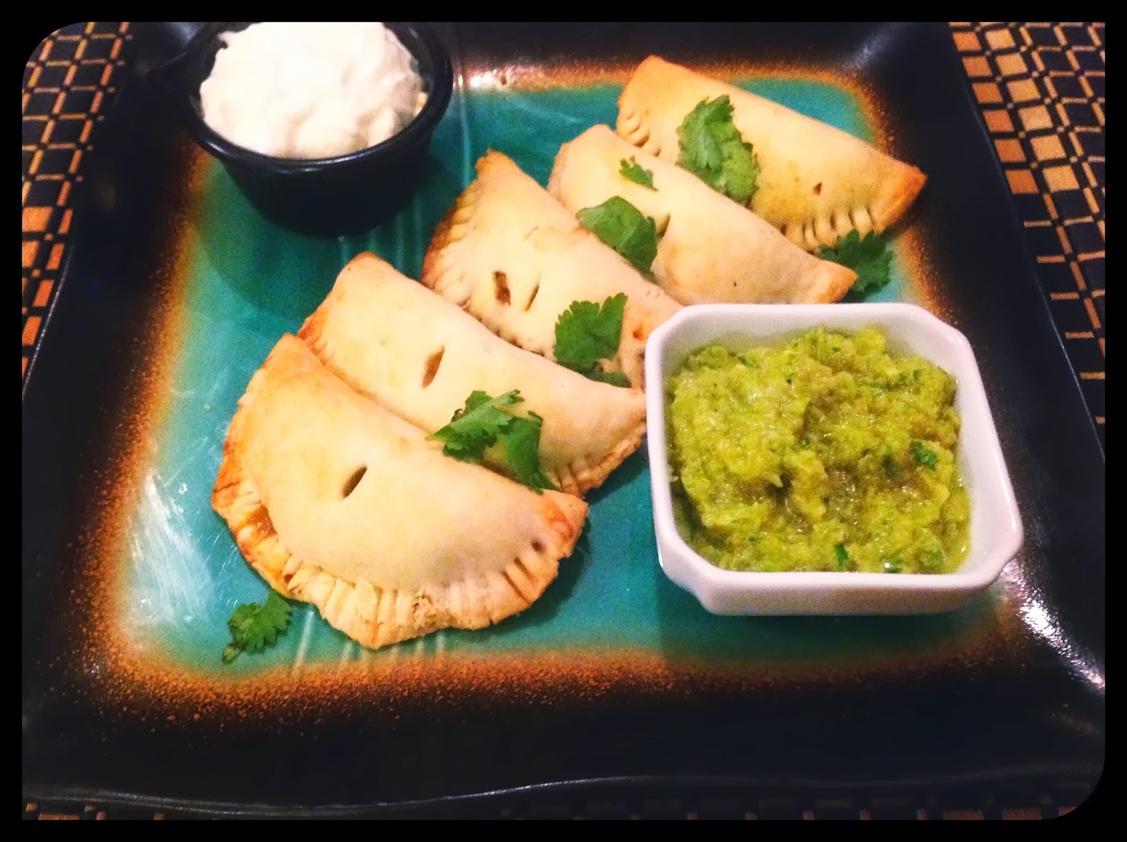 Sarah's Plantry Raid A Whole Lotta Empanada....Baked Vegan "Chicken