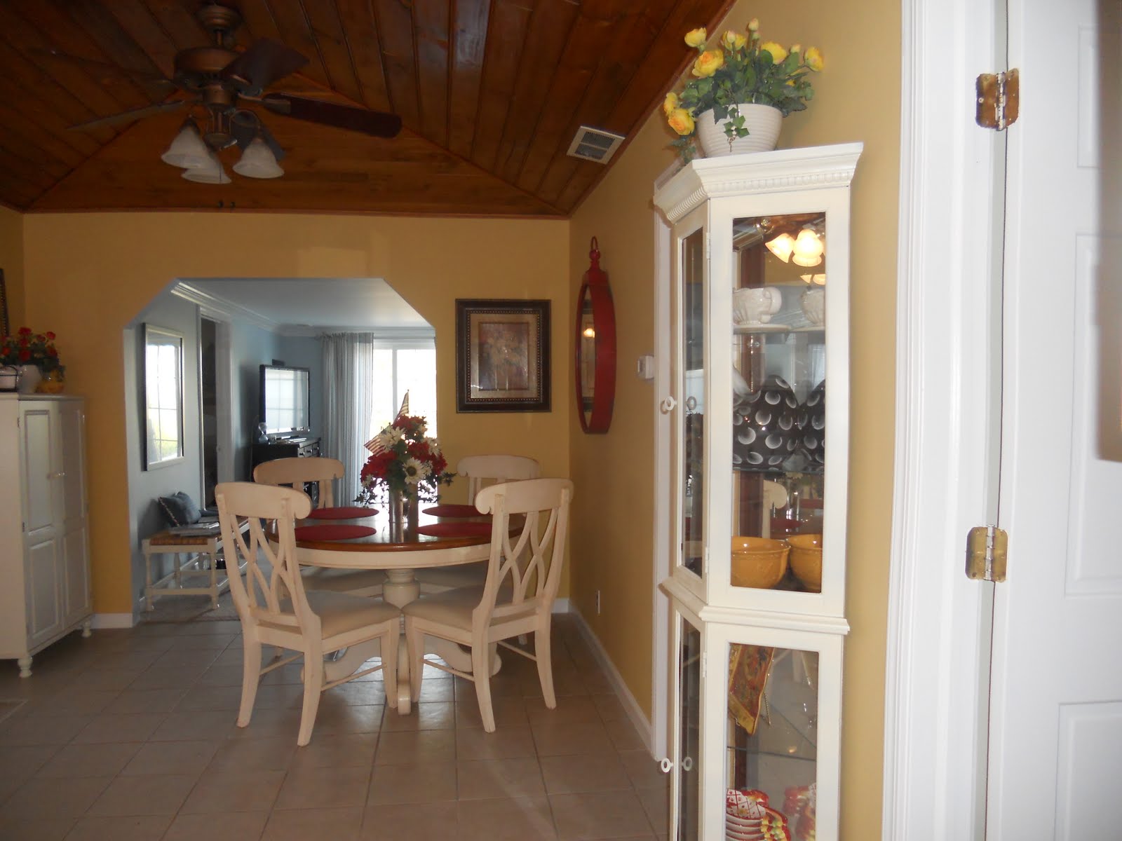 Kitchen curio cabinets Refurbished Curio Cabinets Before and After