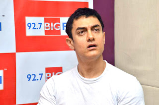 Aamir Khan at 92.7 BIG FM Radio to promote Satyamev Jayate Show