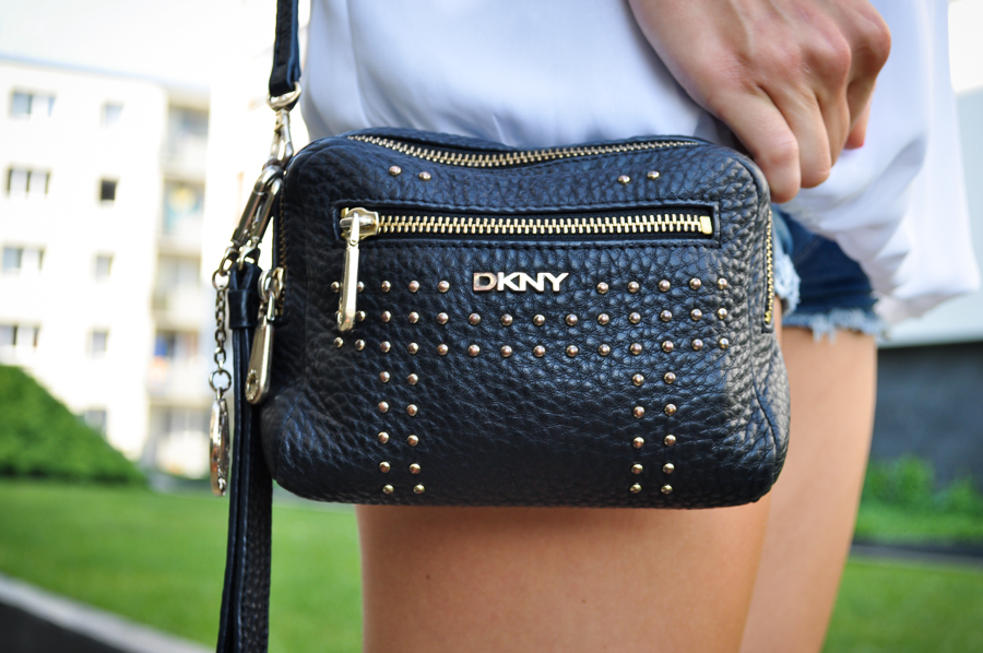 55. White Shirt & Denim Shorts PolskieSzafiarki.pl i najlepsze blogi