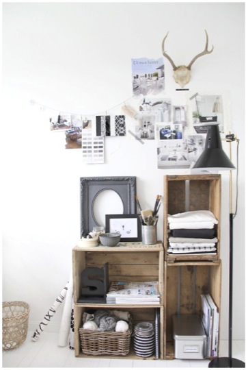 Mucho Más Que Dos: Decorar con Cajas de Madera.