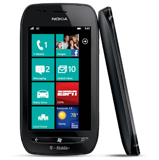 nokia lumia 710 T-mobile black color