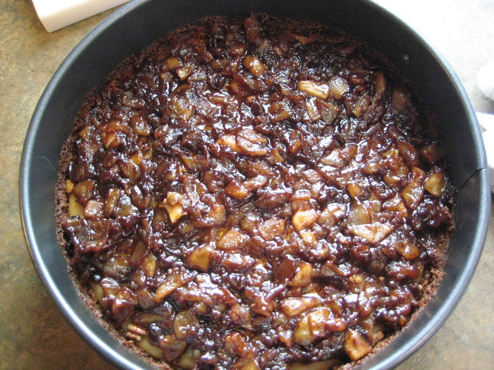 Not Just A Chick Caramel Apple Cheesecake (Gluten Free!!)