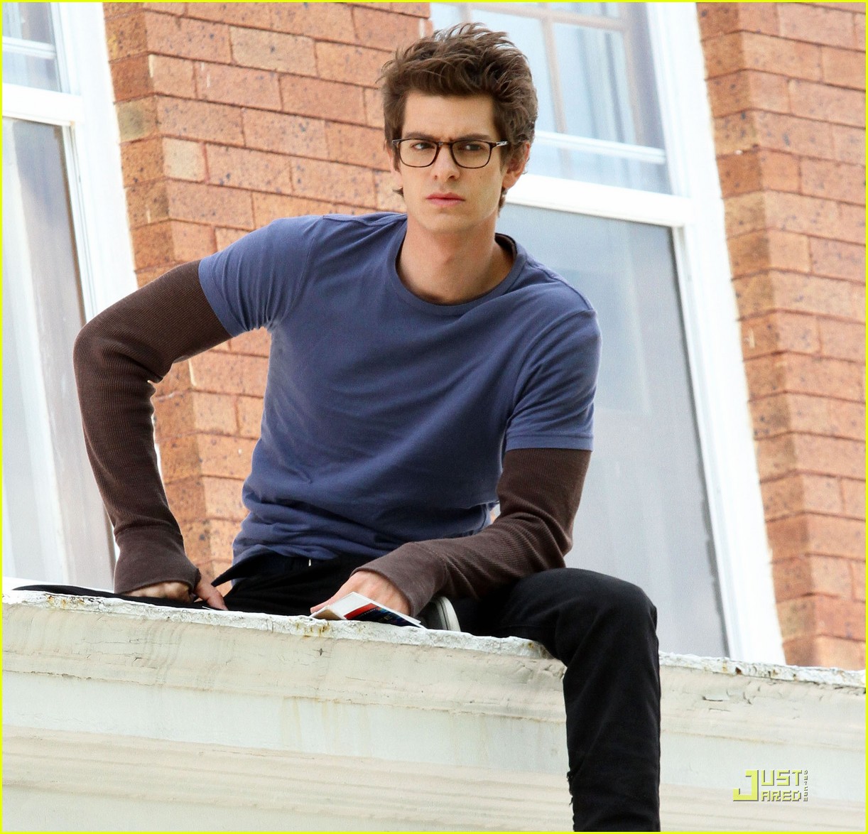 Andrew Garfield Di Set Spiderman