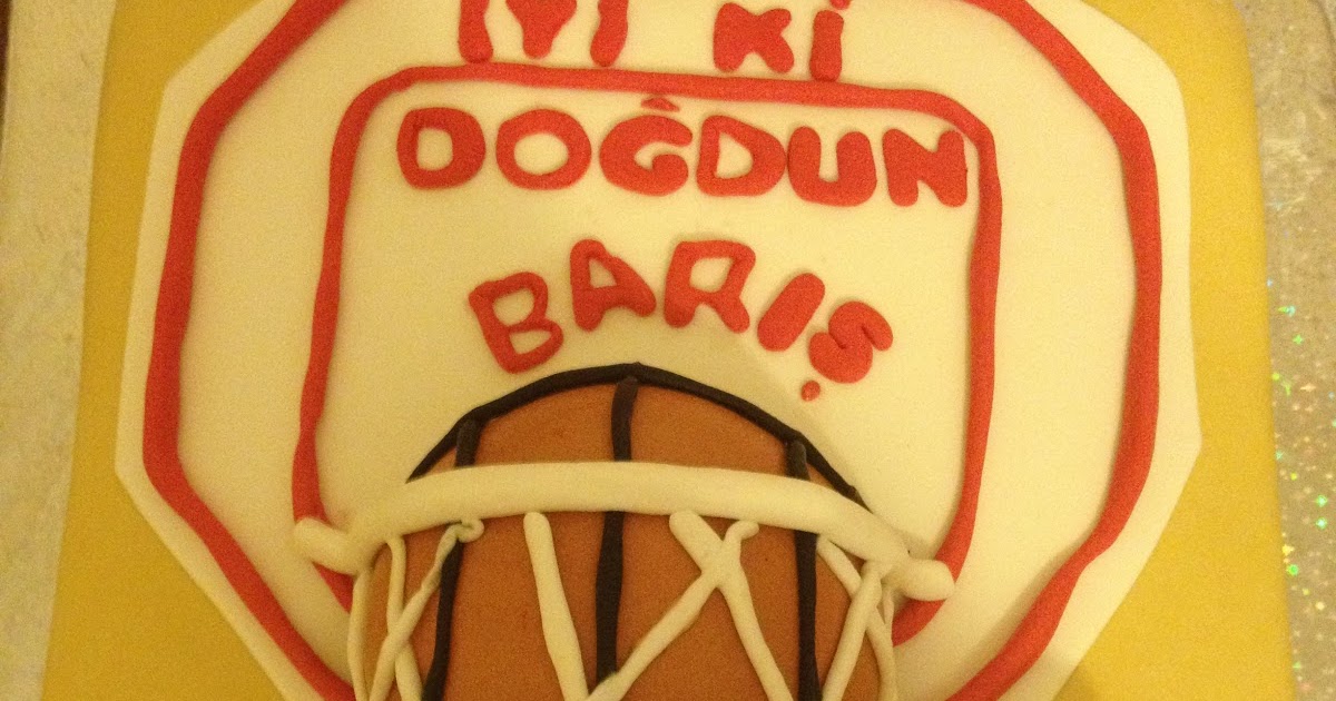 PASTA DiLE Barış�ın Basketbol Temalı 10. Yaş Pastası