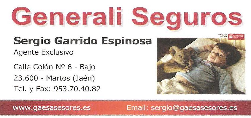 GENERALI SEGUROS SERGIO GARRIDO ESPINOSA