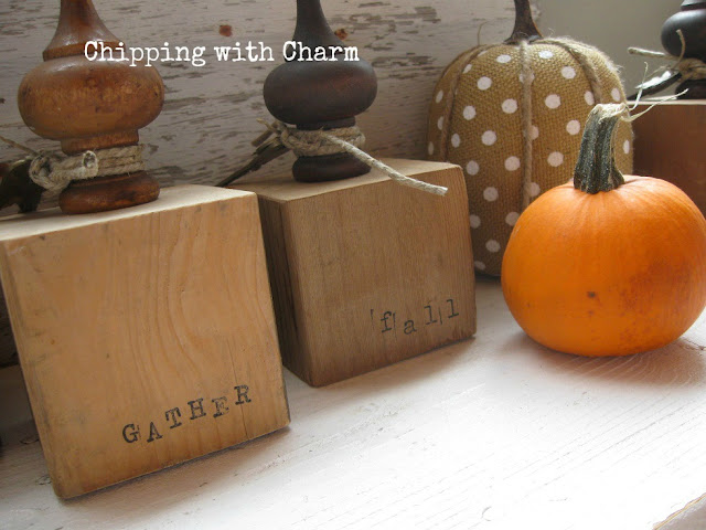 Chipping with Charm: Wood Block Pumpkins...www.chippingwithcharm.blogspot.com