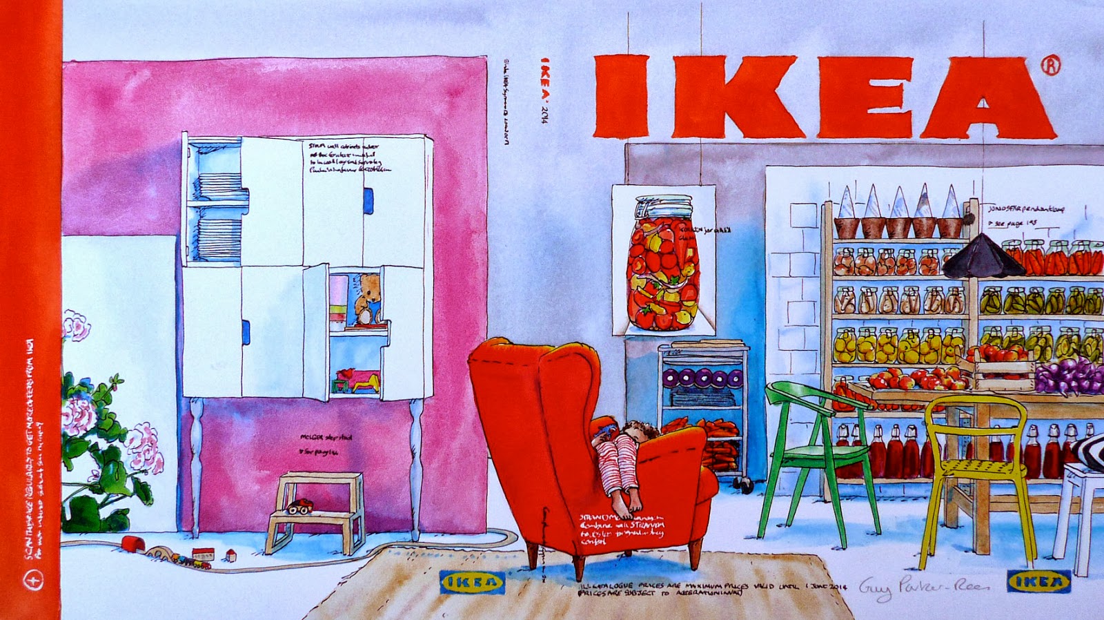 Guy ParkerRees Painting the Ikea catalogue cover