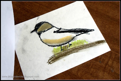 Blog, She Wrote: Chickadee in Pastel