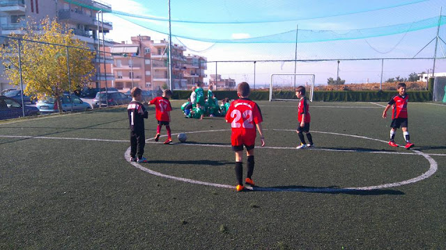 αγώνας με παιδιά γεμάτα άγχος