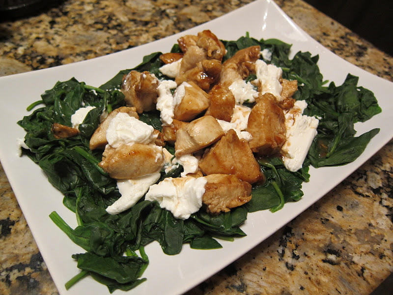 MamiEggroll Balsamic Chicken with Goat Cheese