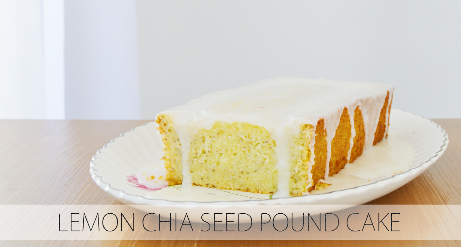 The Joyful Tribe Lemon Chia Seed Pound Cake