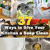 37 Ways to Give Your Kitchen a Deep Clean