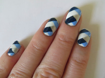 Barry M Fishtail nail art