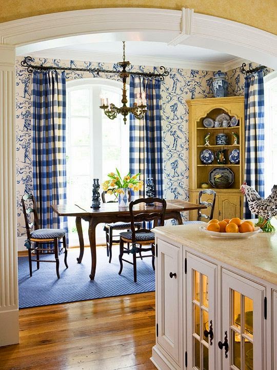 Eye For Design Decorate With Blue and White Buffalo Plaid