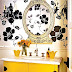 Φωτεινές Ιδέες σχεδιασμού μπάνιου σε τόνους κίτρινους