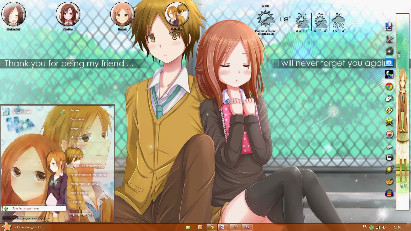 Anime Theme Windows 7 Skins Isshuukan Friends Theme Windows 7 Anime Theme Windows 7 Skins Isshuukan Friends Theme Windows 7