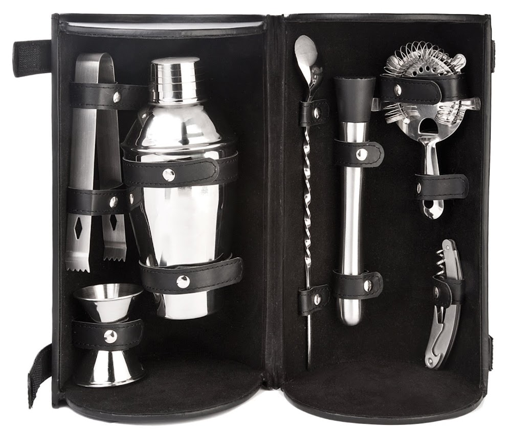 Top 10 Bartender Kits 2016 Design Crafts Com Barmaster S Pro Bar Travel Set