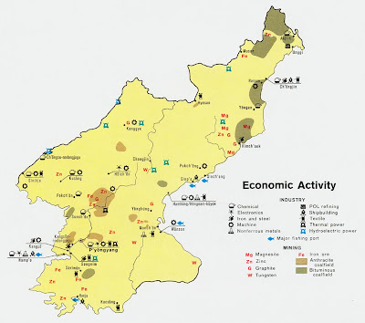 North Korea Map Political Regional