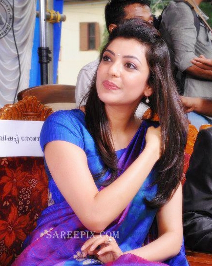 Kajal-agarwal-silk-saree-Karikkineth-silks-inauguration-Kottayam Kajal-agarwal-latest-saree-Karikkineth-silks-inauguration-Kottayam