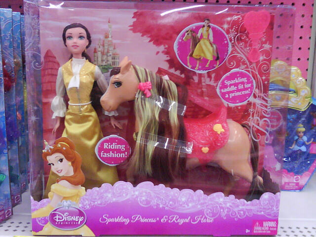 belle doll with horse