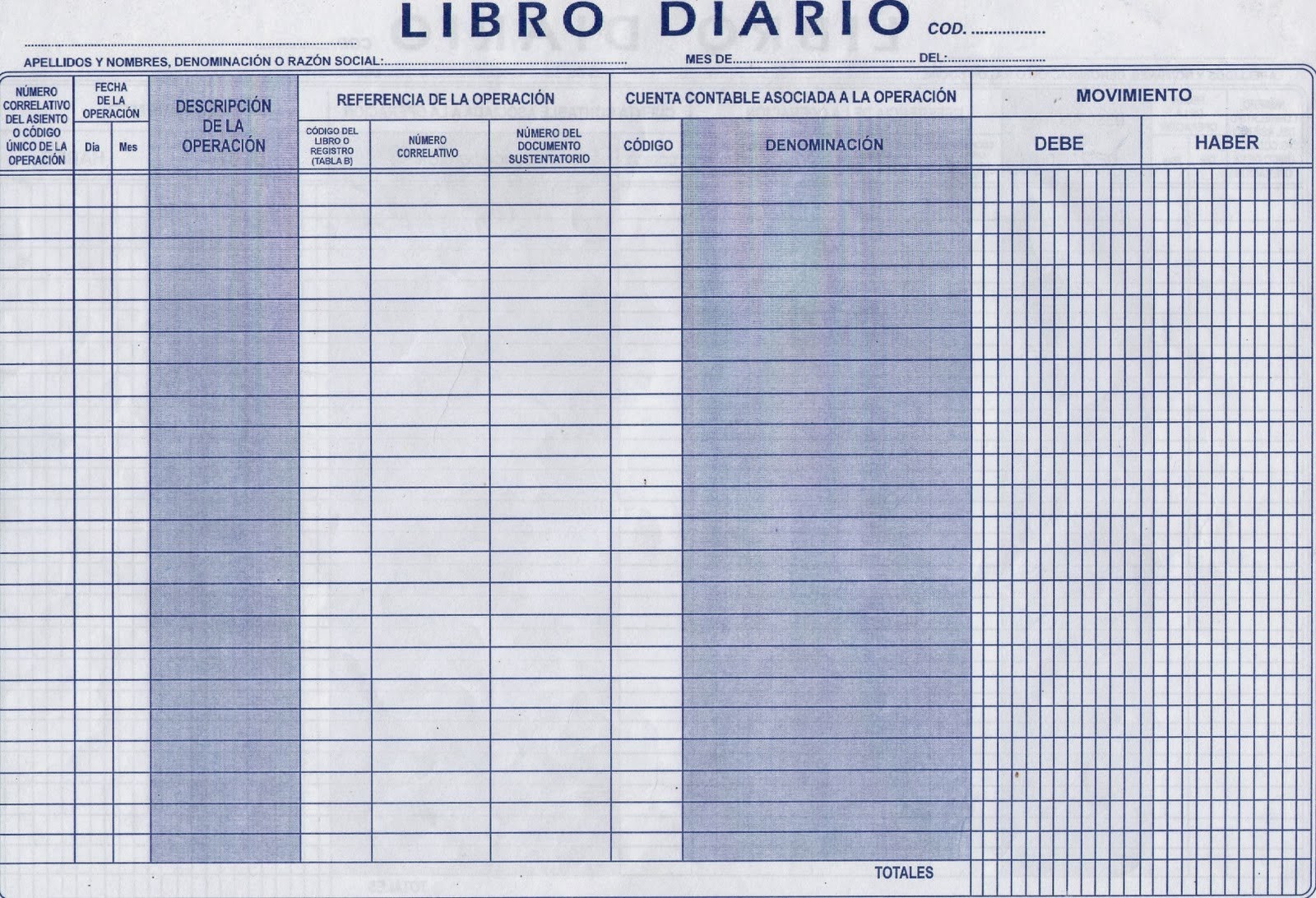 libro de contabilidad