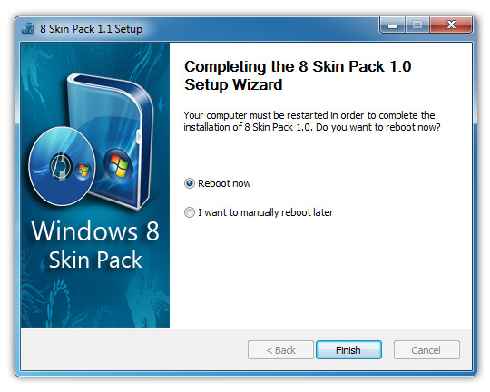 windows 8 skin pack reboot