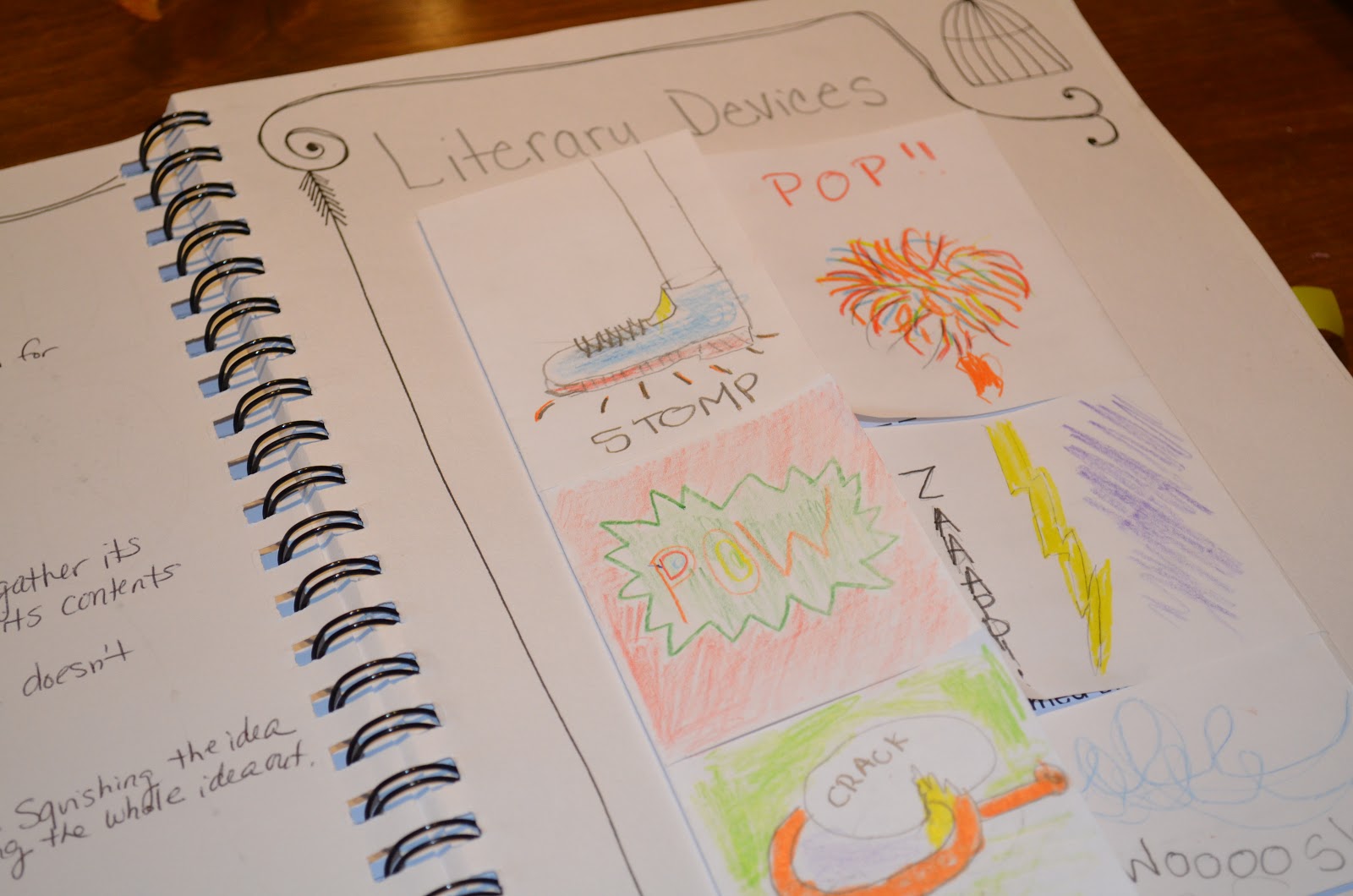 Literacy & Math Ideas Interactive Art Journals (Literary Devices)