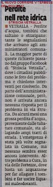 RASSEGNA STAMPA DEL NUOVO CORRIERE VITERBESE DEL 05.04.2012