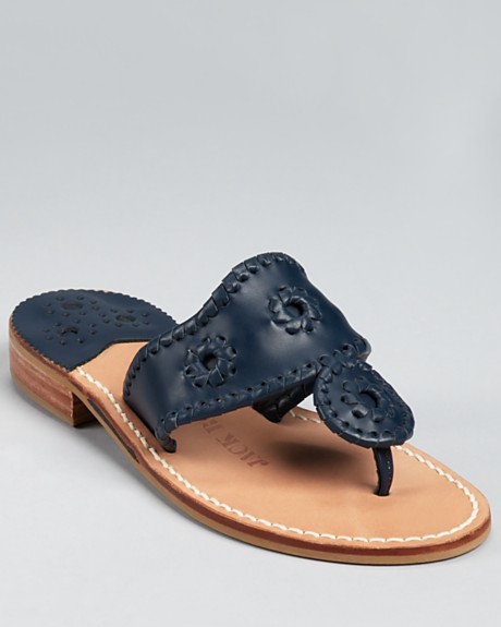 navy blue jack rogers