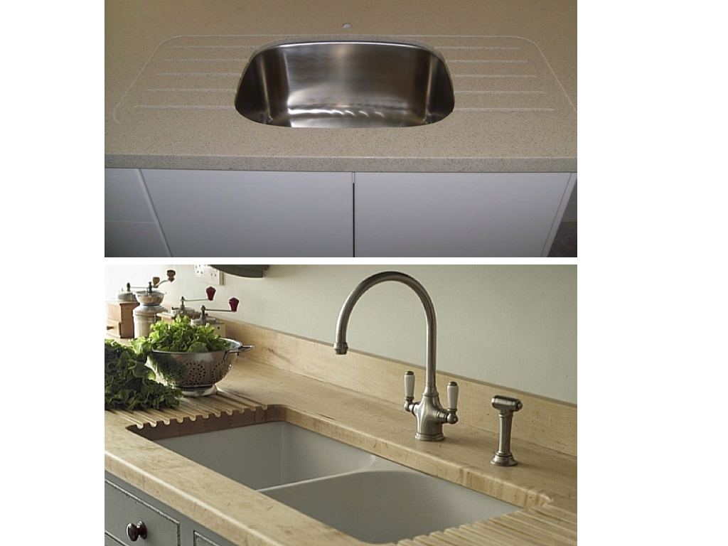WEST END COTTAGE Kitchen Sinks draining options