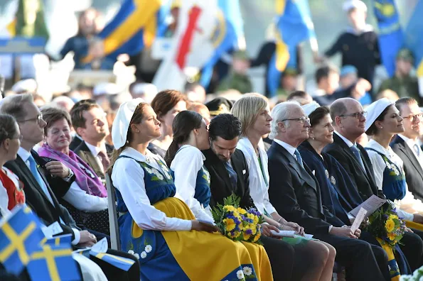 King Carl Gustaf and Queen Silvia of Sweden, Crown Princess Victoria and Prince Daniel, Prince Carl Philip and Sofia Hellqvist, Princess Madeleine 