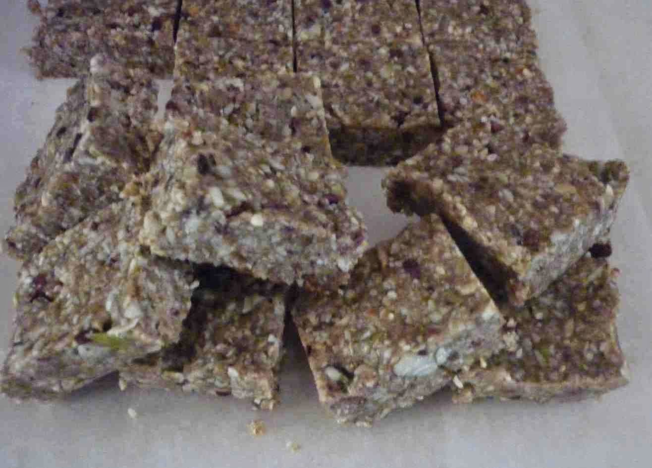 Simpleliving My Paleo Protein Squares...Or Healthy Raw Nut & Seed
