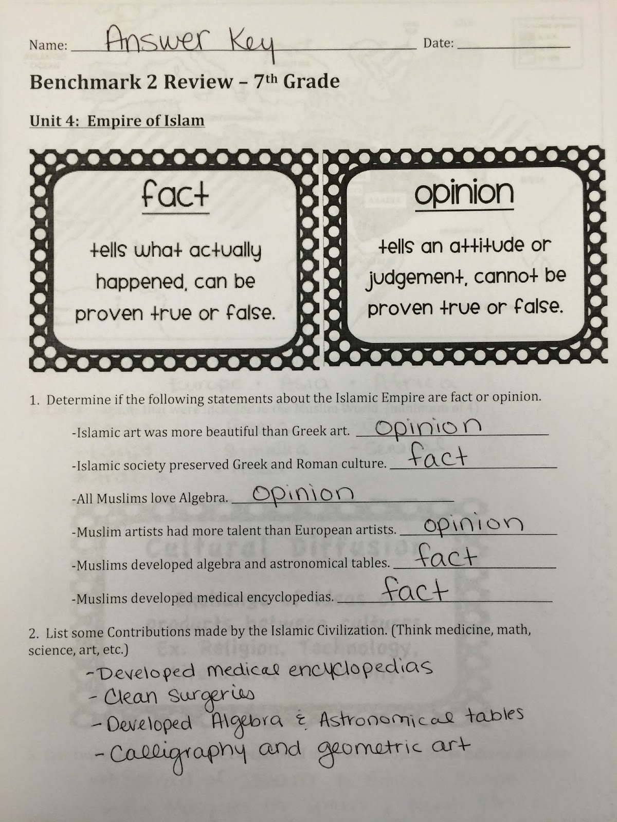 Gateway Dream Team : Social Studies Review Packets - 7th & 8th Grade