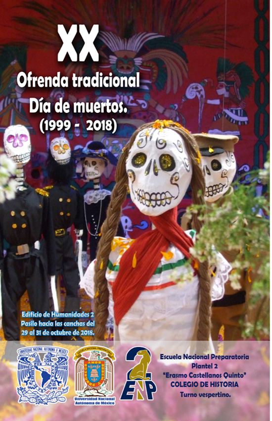 XX ofrenda del día de muertos, 1999-2018.