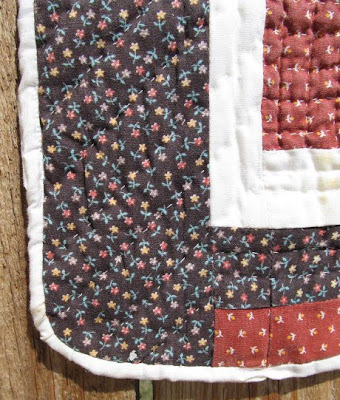 Quilt Star Table Runner in Browns and Rust