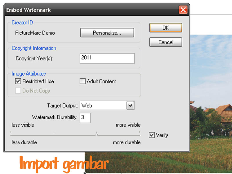 Membuat Watermark Corel | tutorial coreldraw membuat watermark pada foto Membuat Watermark Corel | tutorial coreldraw membuat watermark pada foto