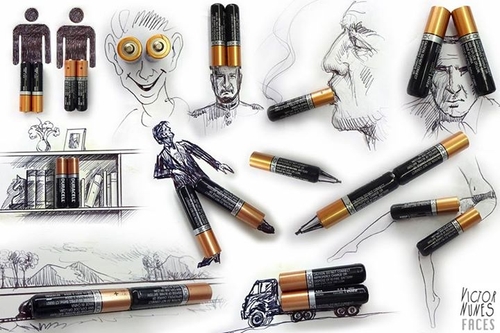 00-Victor-Nunes-The-Art-of-Making-and-Drawing-Faces-using-Everything-www-designstack-co