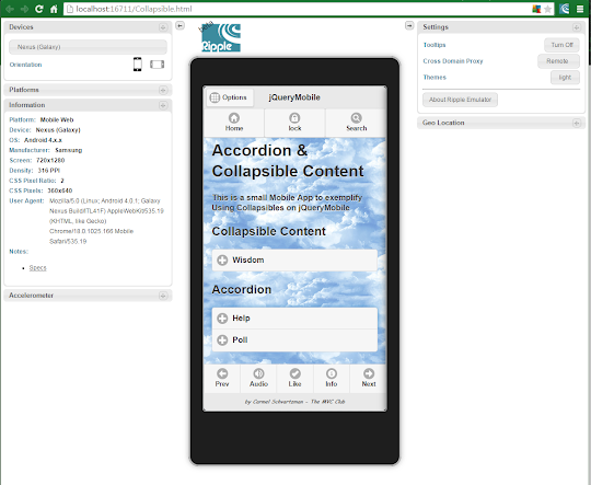jQueryMobile Accordion and Nested Collapsibles For Android and BlackBerry   2     